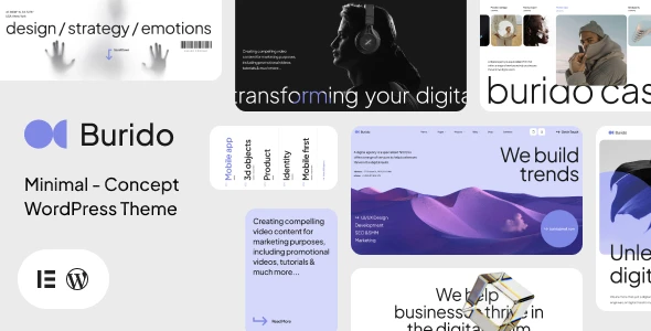 Burido – Minimal Multipurpose WordPress Theme